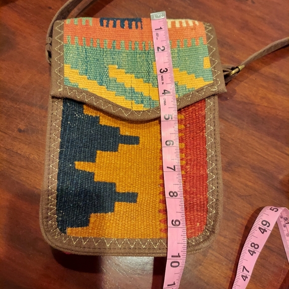 Anthropologie Saddle Blanket Crossbody Bag-Like New! - Picture 7 of 9